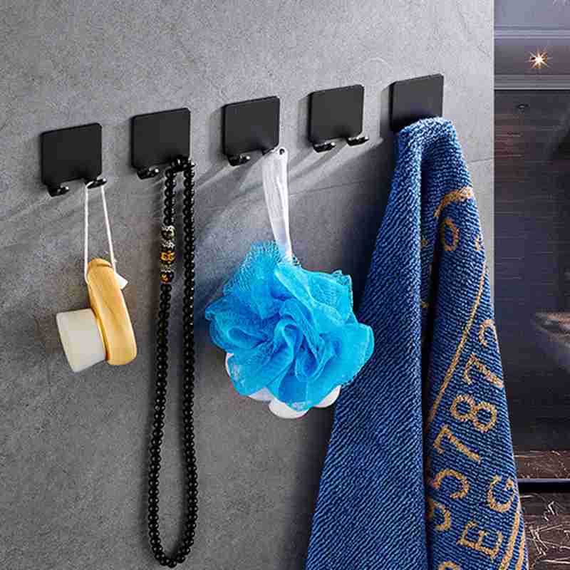 Punch-Free Razor Holder Hooks - Wall-Mounted Men's Shaver Shelf