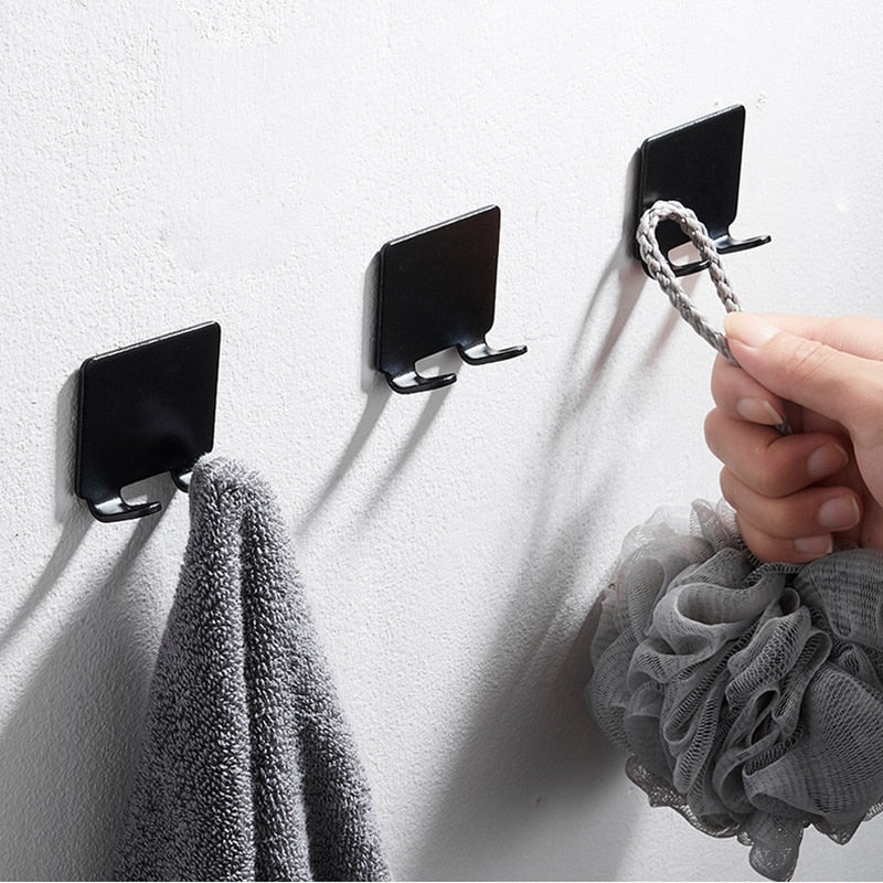Bathroom Stainless Steel Razor Holder Storage Hook Wall Men